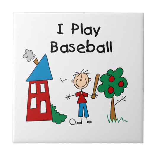 Carreau Je joue au baseball (Devant)
