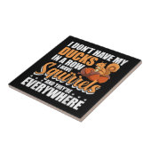 Carreau Je n'ai pas mes canards dans une rangée j'ai des é (Côté)