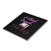 Carreau Je pense à l'extérieur de la boîte ZA. (Côté)