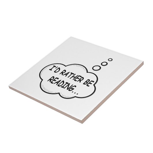 Carreau Je préfère lire (Côté)