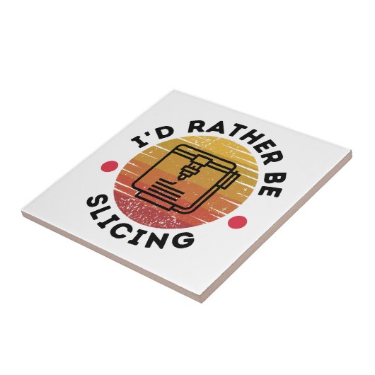 Carreau Je préfère trancher (Côté)