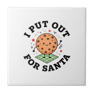 Carreau Je sors pour Santa Cookie Noël