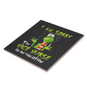 Carreau Je suis désolé que la gentille infirmière soit en (Côté)