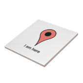 Carreau Je suis ici (Côté)