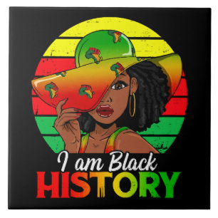 Carreau Je Suis Noir Histoire Amérique Africaine