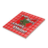 Carreau Je suis Nuts au sujet de l'Ohio, écrou drôle de (Côté)