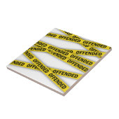 Carreau Je suis offensé que la police ne croise pas (Côté)