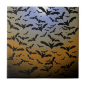 Carreau Je suis partie Batty pour les chauves-souris noire (Devant)