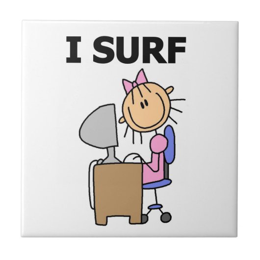 Carreau Je surfe sur le Web (Devant)