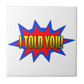 Carreau Je T'Ai Dit (Devant)