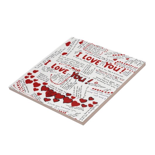 Carreau Je t'aime (Côté)