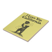 Carreau Je t'aime la Californie (Côté)