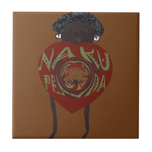 Carreau Je T'Aime ! Nakupenda Sana (Devant)