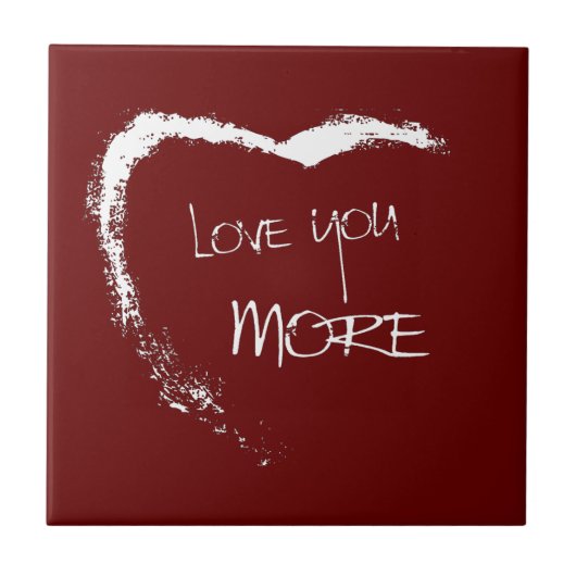 Carreau Je t'aime plus (Devant)