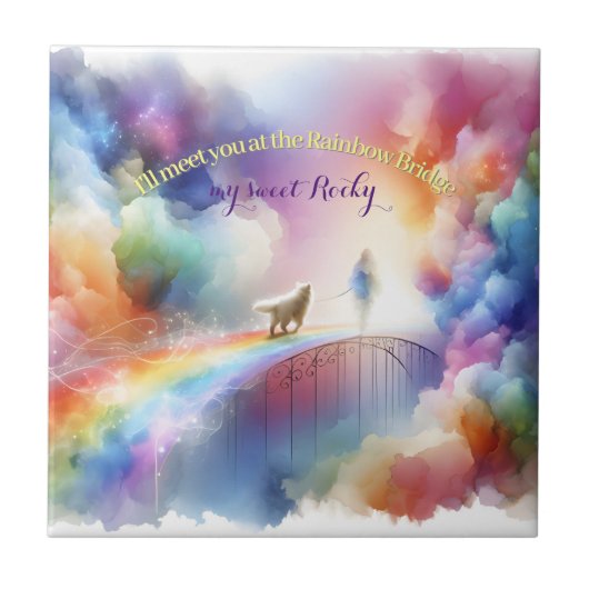 Carreau Je te rencontrerai au Rainbow Bridge (Devant)