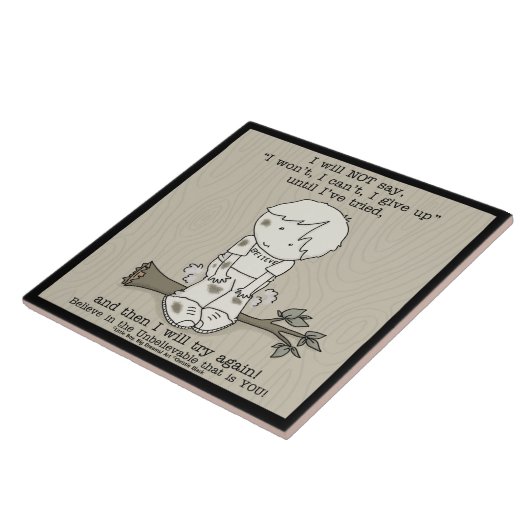 Carreau Je vais réessayer (Côté)