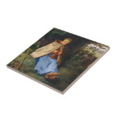 Carreau Jean-François Millet - Le Knitter (Côté)