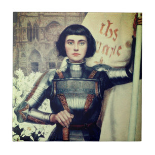 Carreau Jeanne d'Arc (illustration Albert Lynch)