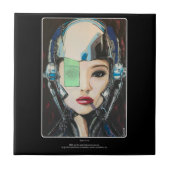Carreau 'Jeanne d'Arc' Peinture sur un (Devant)