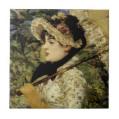 Carreau Jeanne : Printemps 1881 par Manet (Devant)