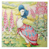 Carreau "Jemima Puddle Duck" par Beatrix Potter (Devant)