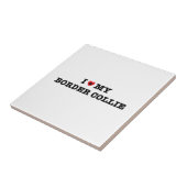 Carreau J'Entends Ma Frontière Collie (Côté)