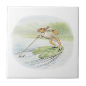 Carreau Jeremy Fisher Poteaux sur un Lily Pad (Devant)