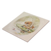Carreau "Jeremy Fisher sur une Lilypad" par Beatrix Potter (Côté)