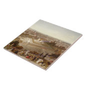 Carreau Jérusalem dans sa splendeur, gravée par Charles (Côté)