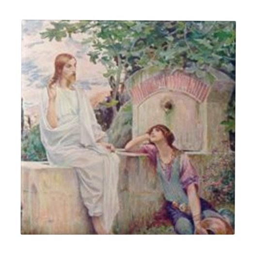 Carreau Jésus au puits (Devant)