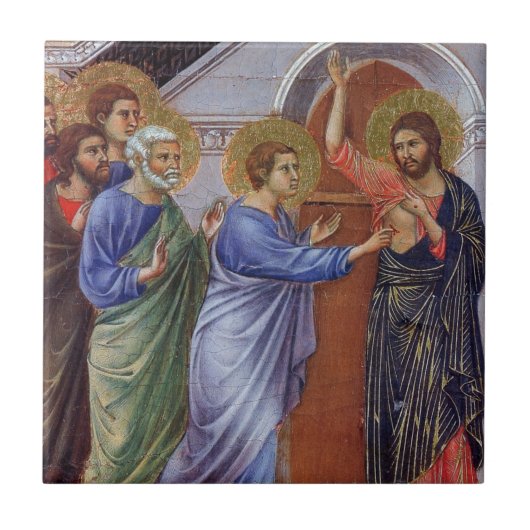 Carreau Jésus avec Thomas et Apôtres c1311 (Devant)