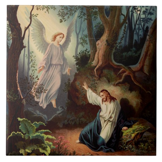 Carreau Jésus-Christ avec ange (Devant)