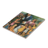 Carreau Jésus-Christ Bénédiction des enfants, Religion Vin (Côté)