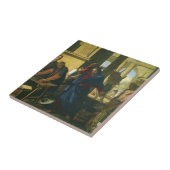 Carreau Jésus Christ Nettoyage du Temple (Côté)