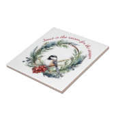 Carreau JÉSUS EST LA RAISON DE LA SAISON Citation de Noël (Côté)