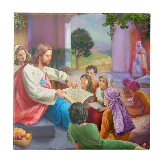 Carreau Jésus et les enfants (Devant)
