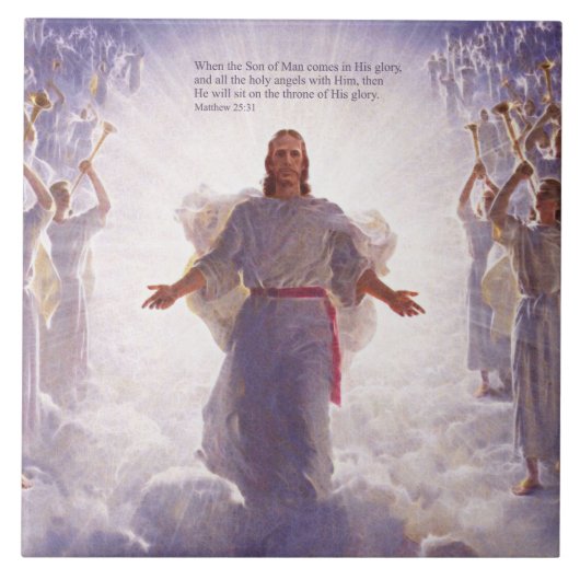 Carreau Jésus et ses tuiles des anges 1 (Devant)