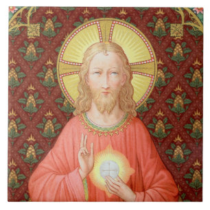 Carreau Jésus Instituant la Sainte Communion (SAU 045)