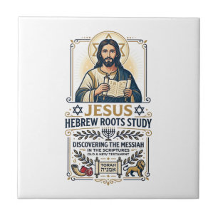Carreau  Jésus Langues de la Bible Hébreu Grec Chemise de 