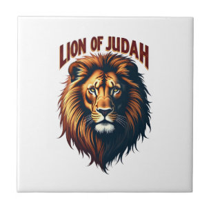 Carreau Jésus Lion de Juda Gravure Vintage T-Shirt Chrétie