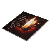 Carreau Jésus Lumière du monde Psaume 8, Bible, Noël (Côté)