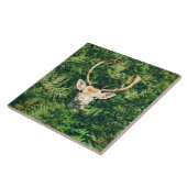 Carreau Jeter un oeil à un cerf (Côté)