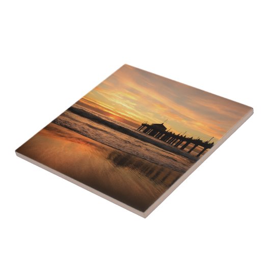 Carreau Jetty Over Beach Sunset (Côté)