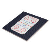 Carreau Jeu de hockey Compagnon de fibre de carbone style (Côté)