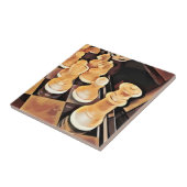 Carreau Jeu d'échecs Art Abstrait original (Côté)