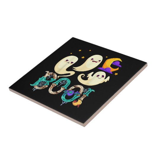 Carreau Jeu Halloween Squelette Effrayant Joueur Garçons E (Côté)