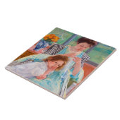 Carreau Jeune mère couchant, Mary Cassatt (Côté)