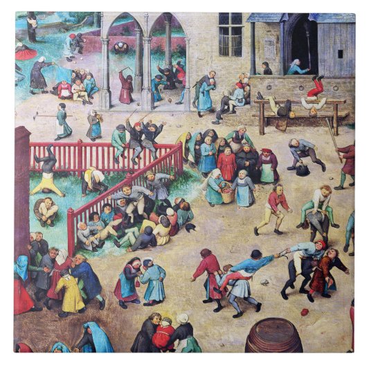 Carreau Jeux pour enfants, Pieter Bruegel (Devant)