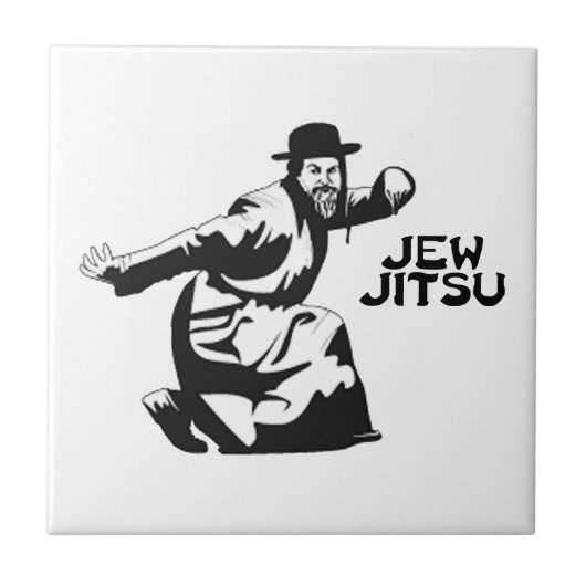 Carreau Jew Jitsu | Cadeaux Juifs Bar Mitzvah (Devant)