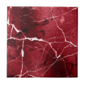 Carreau Jewel Tones Marble Abstract Ruby Red D1288 (Devant)